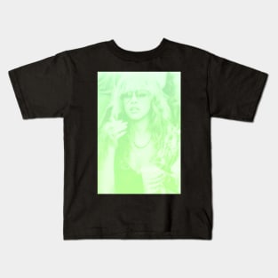 stevie nicks mode green Kids T-Shirt